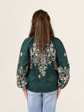 Trisha Floral Print Long Sleeve Current Air Blouse
