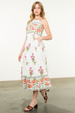 Magaly Floral Halter Maxi THML Dress