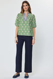 Cleo Puff Short Sleeve Current Air Blouse
