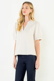 THML Alyssa Soft Suede Top
