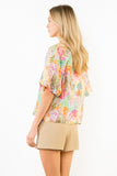THML Jordan Loose Fit Print Top