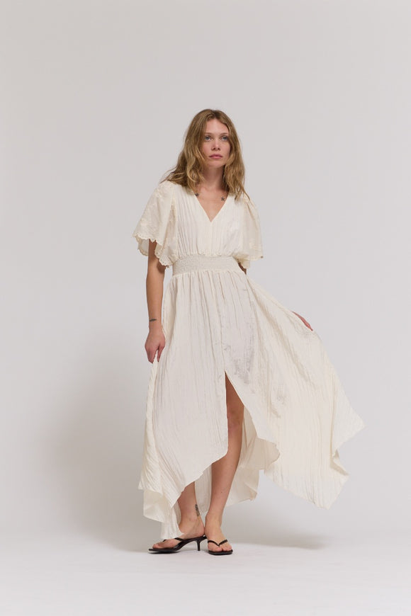 inaya maxi dress Inaya Satin Maxi Dress - Hunter