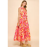 Jeanne Sleeveless Tiered Maxi PINCH Dress