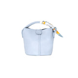 Elena Blue Small Tote BC Bag with Scarf