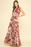 PINCH Ruth Floral Tiered Maxi Dress