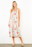 THML Alena Thin Strap Floral Pattern Dress