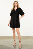 Ellie Puff Sleeve Corduroy THML Dress SALE