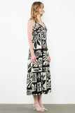 Olivia Print Maxi THML Dress