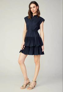 Amy Navy Current Air Mini Dress