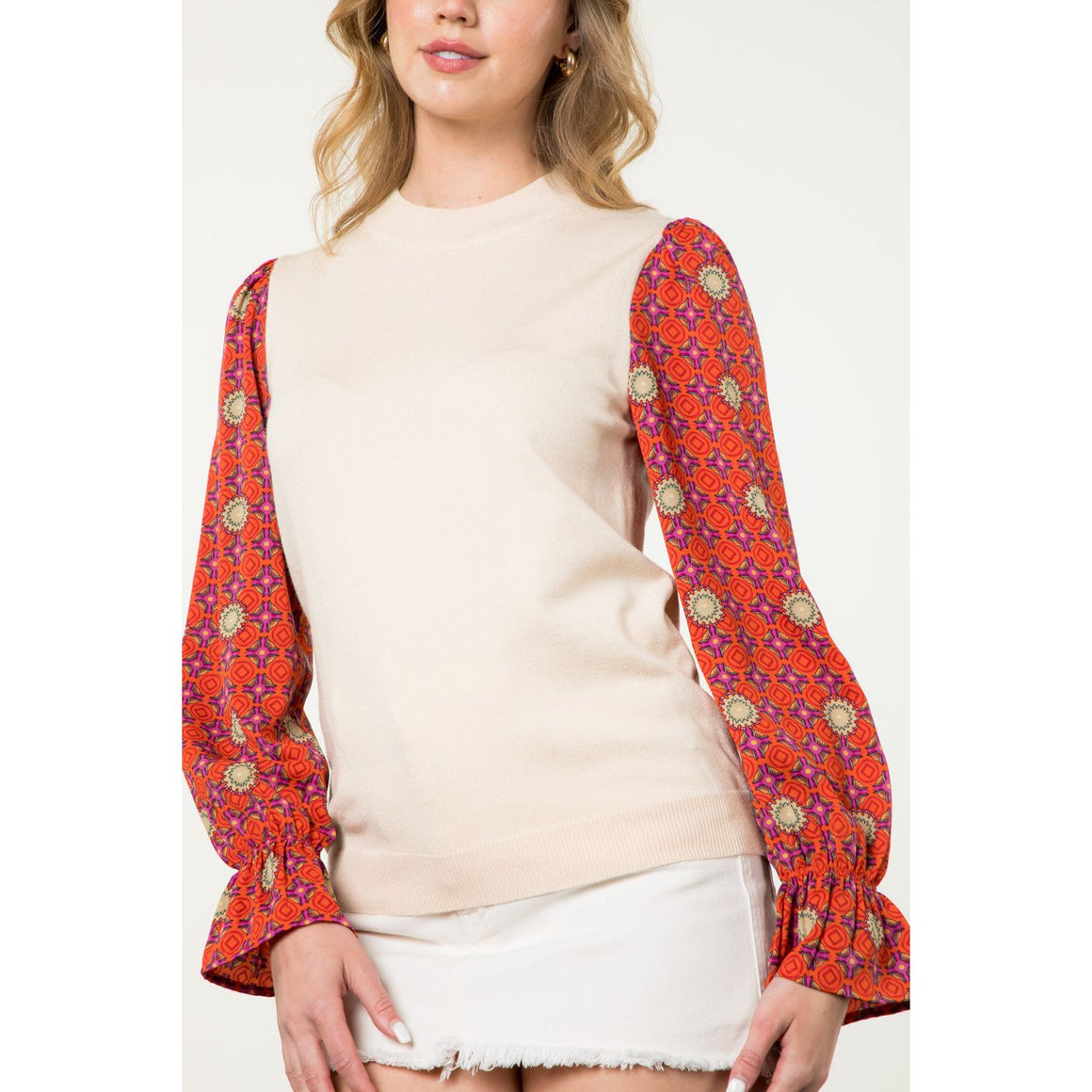 THML Corduroy v-neck top (XS,S,M,L,XL) main image 0