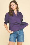 PINCH Paulina Ballon Sleeve Blouse Top