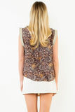 THML Taytum Sleeveless Flower Print Top