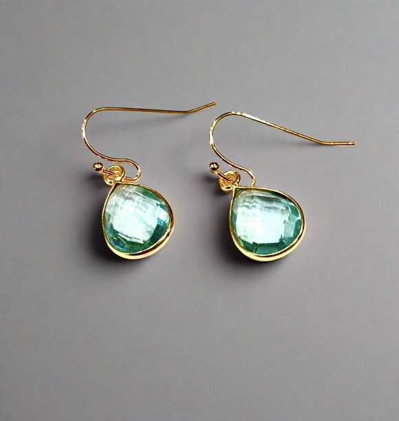 Andi Blue Topaz Drop Earrings