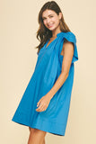 PINCH Kate Ruffle Detailed Mini Tunic Dress