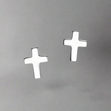 Lauren Gold Cross Stud Earrings