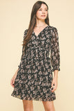 Mia Floral Chiffon Mini PINCH Dress
