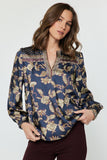 Anna Ruffled Collar Current Air Blouse