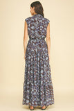 PINCH Natasha Floral Print Tiered Maxi Dress