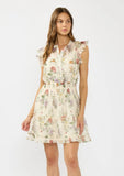 Lovestitch Inez Floral Print Mini Dress