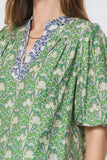 Cleo Puff Short Sleeve Current Air Blouse