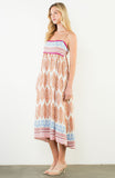 THML Maya Strap Print Maxi Dress