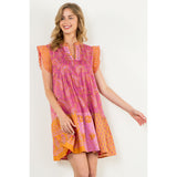 Angie Multi Print THML Dress