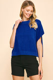 Helena Dropped Shoulder PINCH Sweater Top