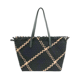 Gracie Black Tan Fringe BC Bag Tote