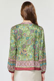 Maria Paisley Print Current Air Blouse