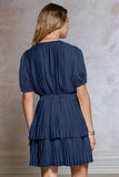 Lilibeth Pleated  Current Air Mini Dress