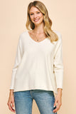 Kyla Soft V Neck Knit PINCH Sweater