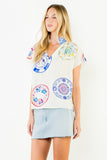 THML Stasie Lightweight Sleeveless Printed Top