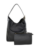 Clara Black Tote BC Bag with Scarf