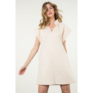 Joslyn Short Sleeve Textured THML Dress