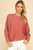Katrina Dolman Sleeves PINCH Sweater Top