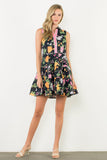 THML Isabella Sleeveless Tiered Floral Print Dress