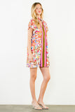 THML Paige Short Sleeve Flower Detail Dress