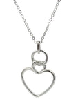 Evelyn Heart Knot Necklace