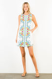 THML Azra Embroidered Sleeveless Floral Dress