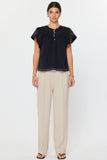 Valencia Semi Sheer Textured Current Air Blouse