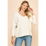 Evelyn Soft V Neck Knit PINCH Sweater