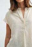 Colette Linen Blend Dolman FUN2FUN Blouse
