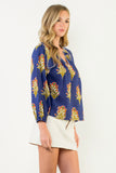 Amelia Long Sleeve Floral THML Top