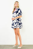 THML Carlie Geometric Pattern Short Dress
