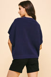 Patricia Dropped Shoulder PINCH Sweater Top