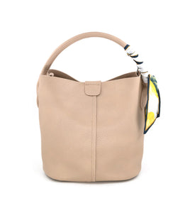 Erica Beige Tote BC Bag with Scarf