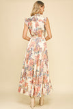 Sofia Floral Print Tiered Maxi PINCH Dress