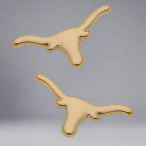 Kathryn Longhorn Stud Earrings