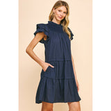 Mariana Scrunch Neck Mini PINCH Dress