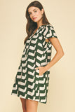 PINCH Carson Geometric Print Tunic Mini Dress
